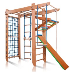 Playset Gymnast 240 with Rope set and Slide - 5