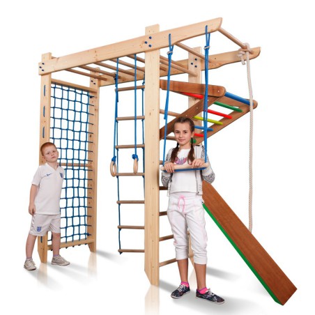 Playset Gymnast 240 with Rope set and Slide - 1