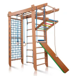   Spielset Gymnast 220 mit Seilsatz und Rutsche - 7446043372354 - 4