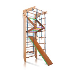   Climbing frame 240-2 with Rope set and Slide Plus -  - 7