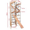   Climbing frame 220-2 with Rope set and Slide Plus - 6096128564573 - 2