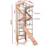 Climbing frame 240-2 with Rope set and Slide Plus - 2