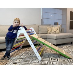 Climbing set Baby 80 cm  with Slide - Pikler Triangle