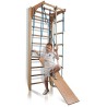   Climbing frame 220-3 with Rope set and Slide - 6096126444426 - 6