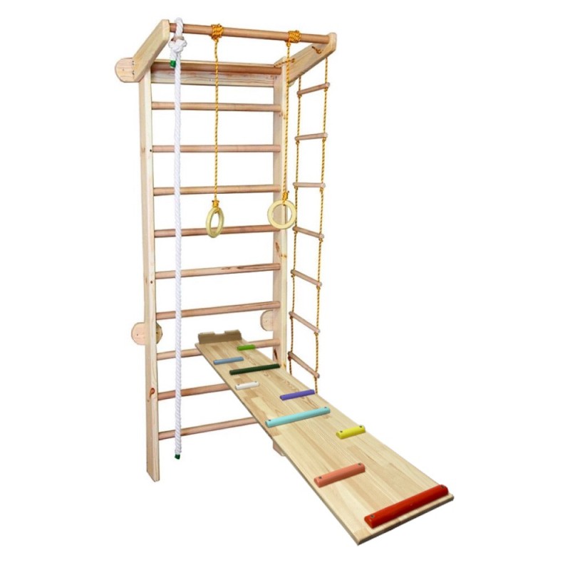   Climbing frame Pro with Rope set and Climbing board - 6096125824861 - 1