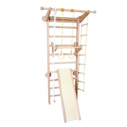 Climbing Frame Unique with Rope Set and Slide Plus