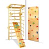 Climbing frame Pro with Rope set, Climbing board and Climbing wall Plus