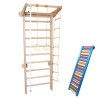 Climbing frame Pro with Rope set and Roller board