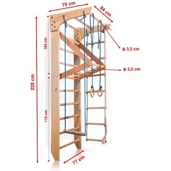 Climbing frame 220-2 with Rope set Plus - 2