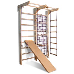 Climbing frame Gladiator 2 with Ropes Set and Slide - 3