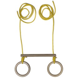   Wooden Rings Set with Swing -  - 2