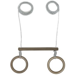   Wooden Rings Set with Swing -  - 5