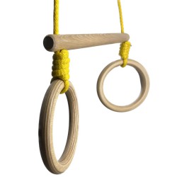 Wooden Rings Set with Swing - 1