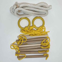   Spalliere 240-3 con Set da Arrampicata e Scivolo - 6097148741791 - 6