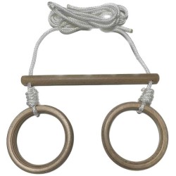   Wooden Rings Set with Swing -  - 4