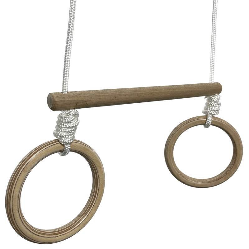   Wooden Rings Set with Swing -  - 3