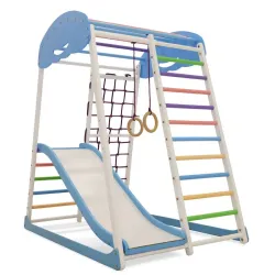Playcorner Draco 2 with Wave Slide and Climbing Net | Juliard.Club