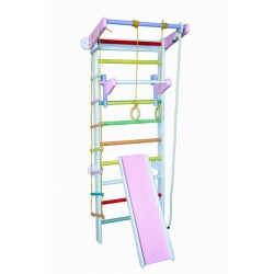 Climbing frame Pro with Rope set and Slide - 5