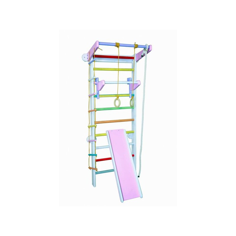 Climbing frame Pro with Rope set and Slide - 5